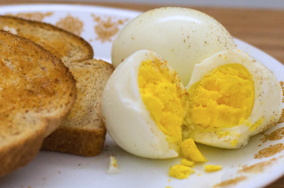 breakfast eggs, hard boiled eggs, toast, plate, food photography, Diane Bell, Diane Bell Photography, horizontal, morning, 